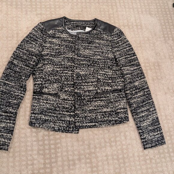 Ann Taylor LOFT Tweed Jacket - Women's sz 6 - Picture 1 of 8